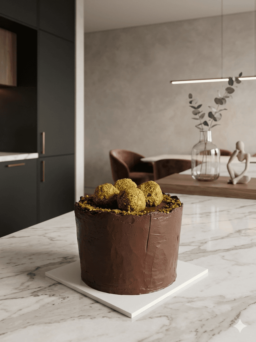 Freshly baked vegan pastries and bread displayed on a wooden counter at Momonbive Bakery in Busan